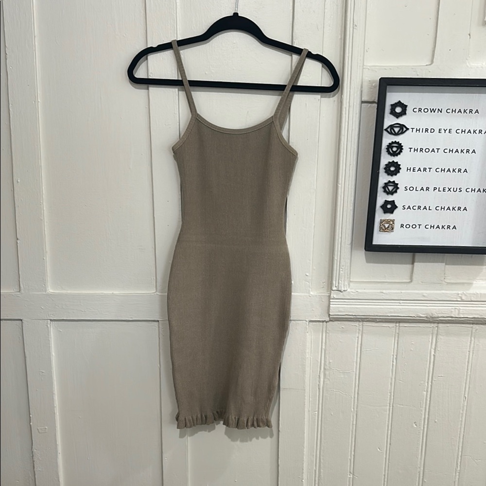 Elegant Tan Dress